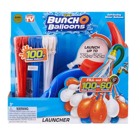 Bunch O Balloons Launcher With 100 Rapid Filling Self Sealing Water