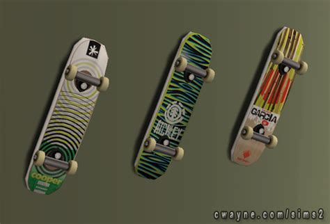 Mod The Sims Sweet New Skateboarding Decks