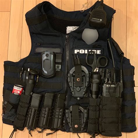 Current Duty Vest Setup Police Tactical Gear Tactical Gear Loadout