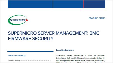 Supermicro Intelligent Management Ipmi Supermicro Server Management