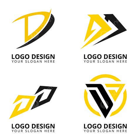 Koleksi Desain Logo Minimalis Huruf D Logo Huruf D Logo D Huruf D