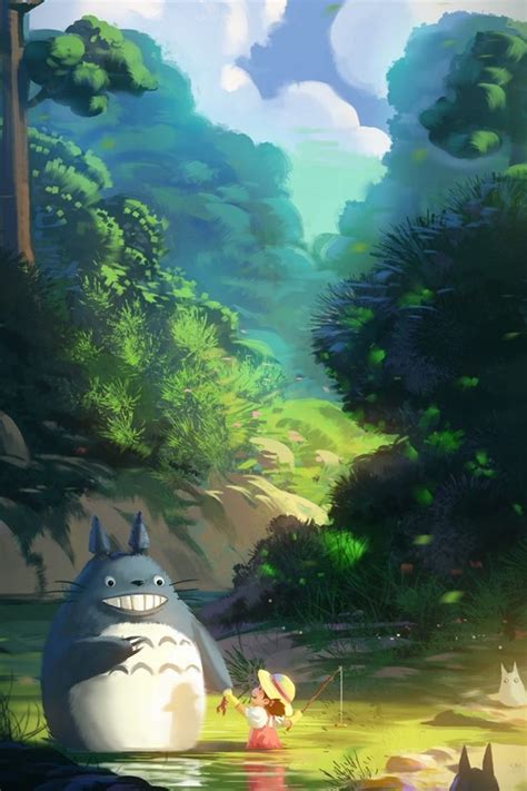 1 16  640 960 Ghibli Art Totoro Studio Ghibli Art