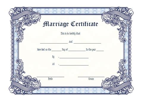 Marriage records are not kept by the illinois department of public health, division of vital records. Christian Church Marriage Certificate Template Word FREE 3