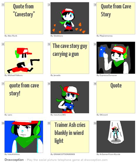 Quote From Cavestory Drawception