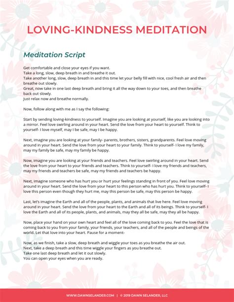 Guided Meditation Script For Relaxation Pdf Yoiki Guide