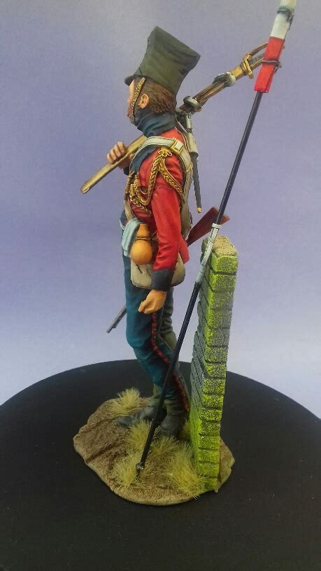 Completed Red Lancer On Campaign Mmm Planetfigure Miniatures