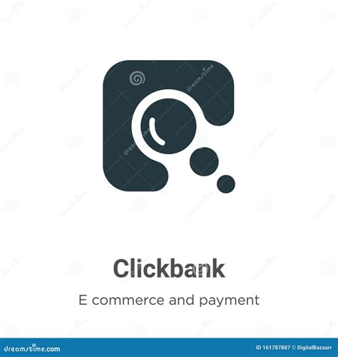 Clickbank Vector Icon On White Background Flat Vector Clickbank Icon