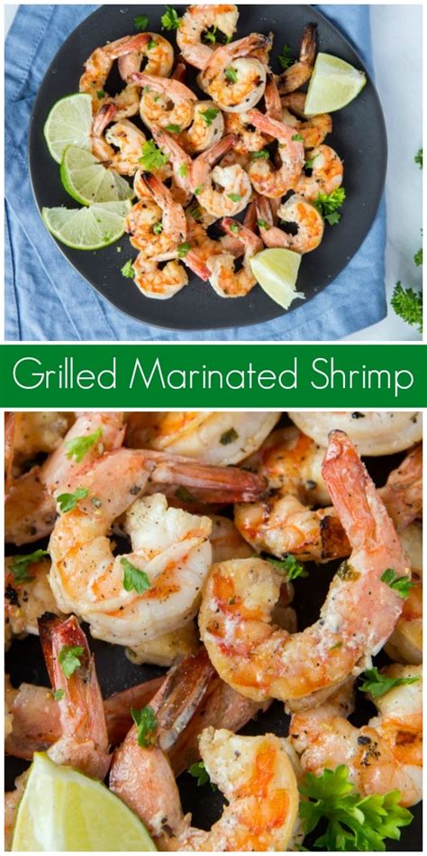Let stand at room temperature 10 minutes to marinate. Grilled Marinated Shrimp - Recipe Girl