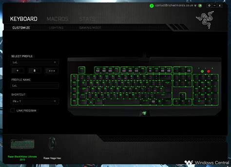 This means you can have multiple keyboards (e.g. How to set up and configure your new Razer BlackWidow ...