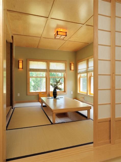 Shoji Doors Japanese Style In The Interior Of The Home