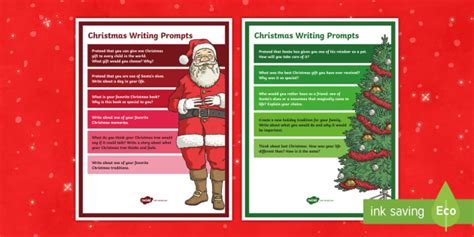 Christmas Writing Prompts Creative Writing Prompts