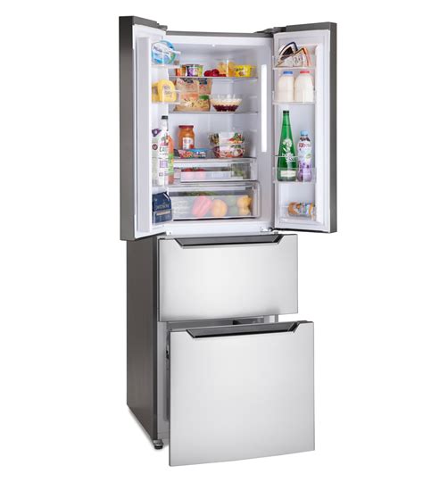 Oh, i also want to know if there is someone sneaking to the kitchen after midnight or if i left the fridge door open overnight! Montpellier MFF4X French Door Fridge Freezer - Montpellier ...