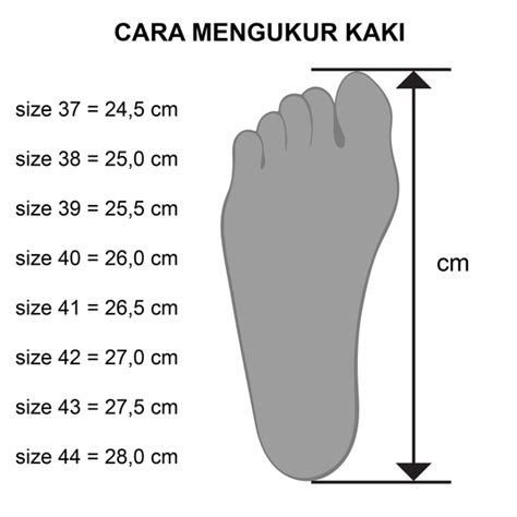 Ukuran Sepatu Cara Menentukan Ukuran Yang
