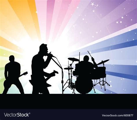 Rock Band Royalty Free Vector Image Vectorstock