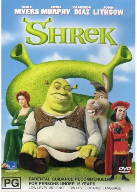 Shrek Dvd 2001 Dreamworks Original Animated Freature Movie Classic