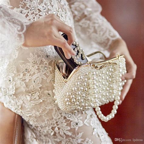 Stunning Bridal Hand Bags Pearls Wedding Accessories Bridal Handbags
