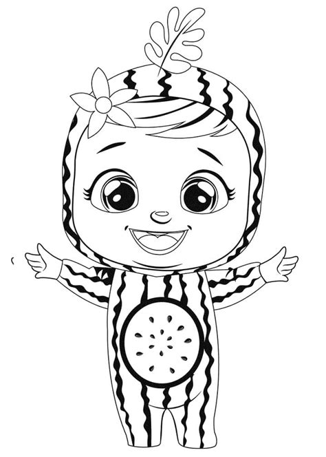 Desenhos De Cry Babies Para Colorir Pintar E Imprimir Colorironlinecom