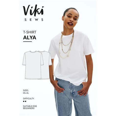 Alya T Shirt Viki Sews Sewing Pattern Size 6 24 Sew Essential