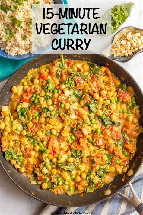 25 Healthy Vegetarian Recipes to Make For Dinner | Curry ...
