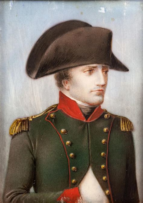 Napoleon bonaparte was a french military general who crowned himself the first emperor of france. Rare Antique French Portrait Miniature of Napoleon I, Gilt ...