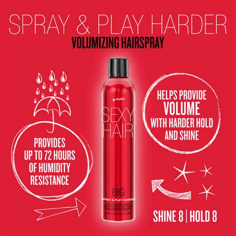 Big Sexy Hair Spray And Play Harder Firm Volumizing Hairspray Sexy Hair Concepts Cosmoprof