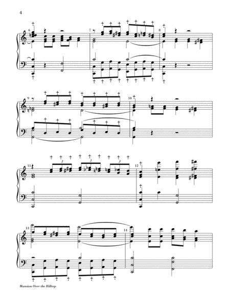 Mansion Over The Hilltop By Handbell Score Sheet Music For 3 5 Octave