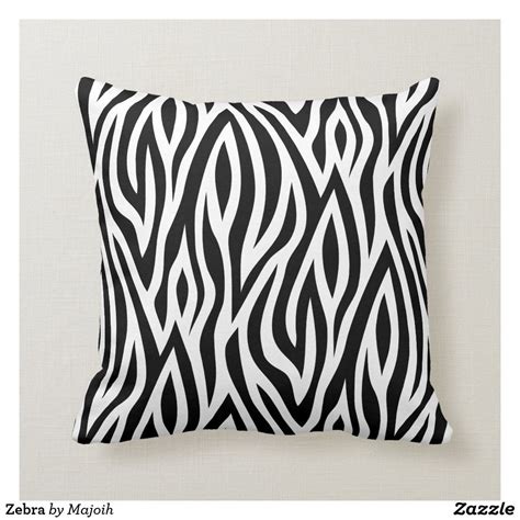 Zebra Throw Pillow Throw Pillows Decorative Throw Pillows Pillows