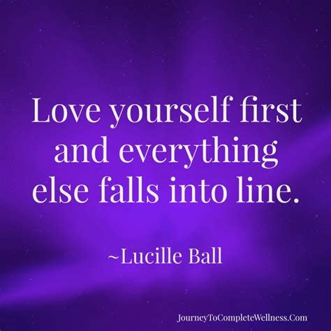 Visual Quote Love Yourself First Journey To Complete Wellness