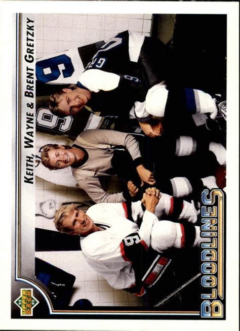 1992 93 Upper Deck 37 Wayne Gretzky Blkeith Gretzkybrent Gretzky