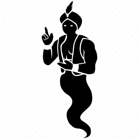 Arabian Djinn Genie Jinn Lamp Mythology Wishes Icon Download On