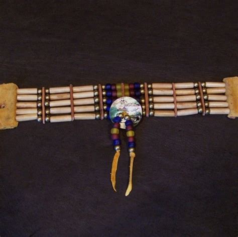 Native American Bone Turquoise Loop Necklace Choker Set Chokers