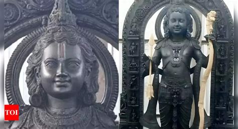 Ram Lalla Idol S Face Revealed Grand Pran Pratishtha Ceremony