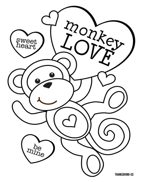 4 Free Valentines Day Coloring Pages For Kids