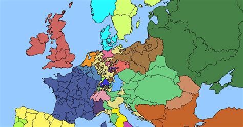 Historical Countries Of 1795 Europe Map Quiz By Blakey4
