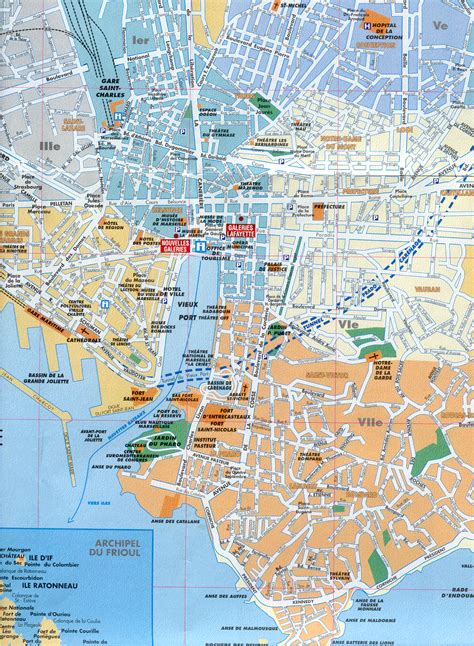 Marseille Map France