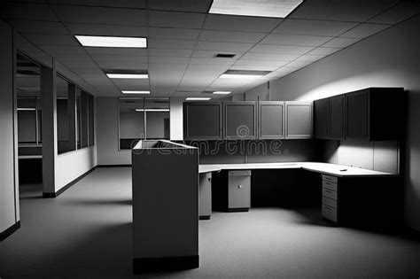 Empty Modern Office Space Stock Illustration Illustration Of Business