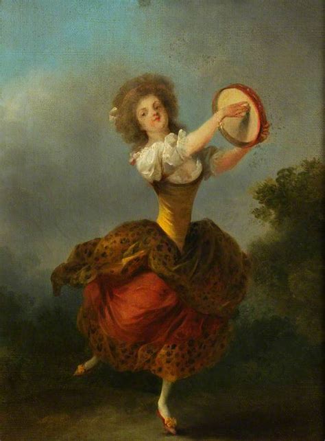 A Dancer With A Tambourine Art Uk
