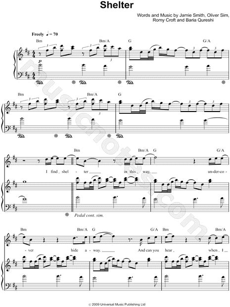 birdy shelter sheet music in b minor transposable download and print sku mn0094321 u8