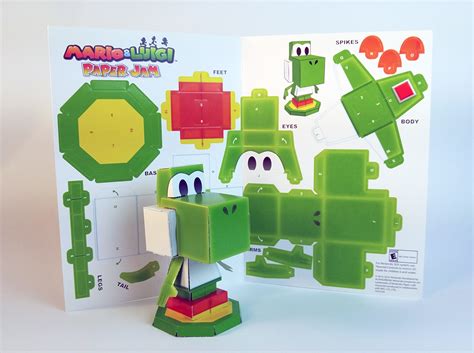 Mario And Luigi Paper Jam Papercraft Premium On Behance