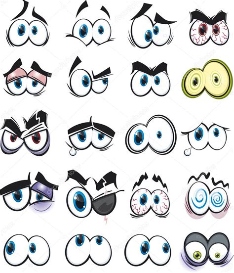 Cartoon Eye Collection 2 Stock Vector By ©scribbles Toons 25449541