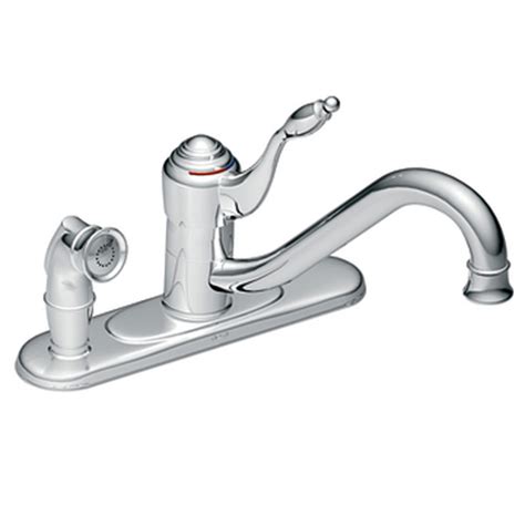 The handle removal process lever style moen faucet. Moen 67309 Castleby Kitchen Sink Faucet Chrome w Spray | eBay