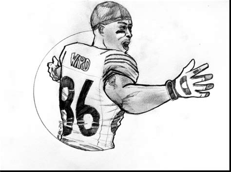 Nfl Football Players Drawing at GetDrawings | Free download