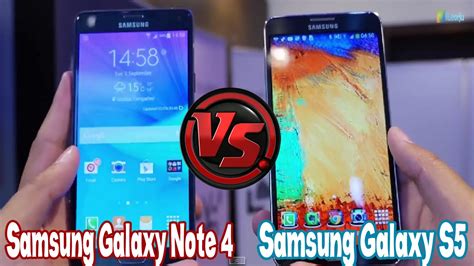 Samsung Galaxy Note 4 Vs Samsung Galaxy S5 Comparativa En Español