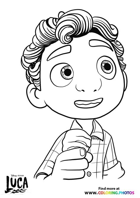 Free Luca Coloring Pages Coloring Pages