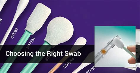 Choosing The Right Swab
