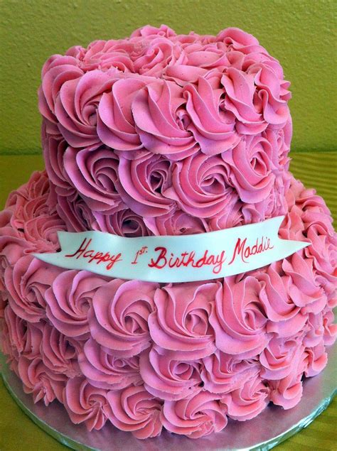 Pink Roses Cake Dpasteles Cake Shop Flickr