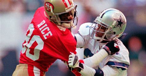 Jerry Rice Vs Deion Sanders Who Won This Legendary Matchup Fanbuzz