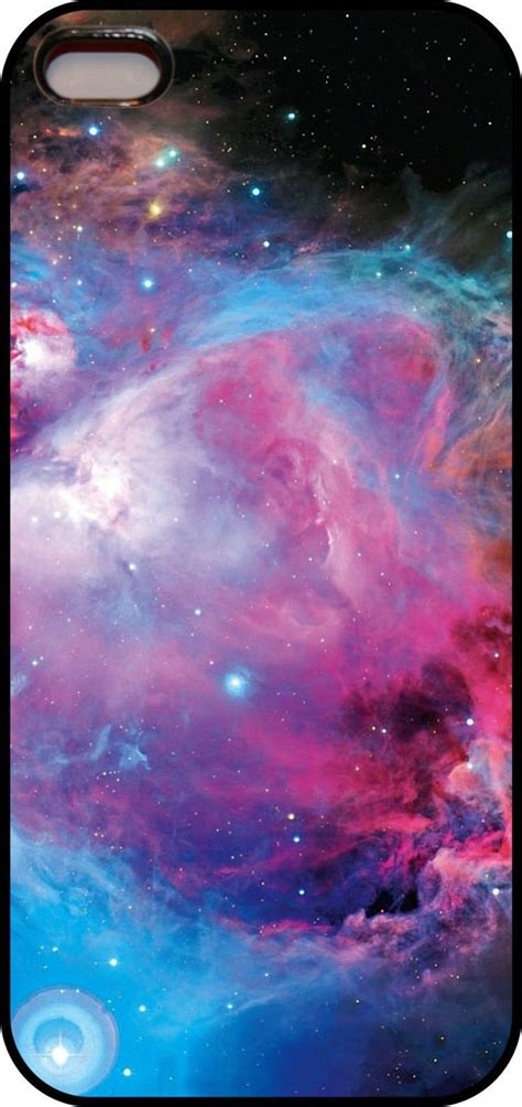 Fox Fur Nebula Galaxy Space Black Rubber Case Cover For