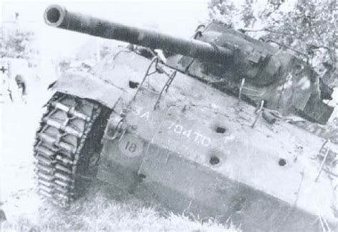 An M18 Hellcat Of The 704th Tank Destroyer Battalion Sports Multiple