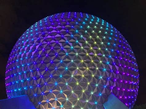 Spaceship Earth Debuts Beacons Of Magic Effects Ahead Of Walt Disney